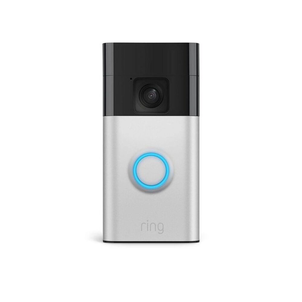Battery Smart Video Doorbell with Motion Alerts - Satin Nickel